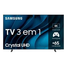 Smart TV Samsung 65&quot; Crystal UHD 4K 65CU8000 Painel Dynamic Crystal Color, Samsung Gaming Hub, Design AirSlim, Alexa built in, Controle Remoto Ún