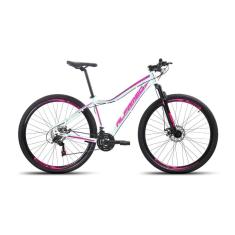 Bicicleta Aro 29 Aluminio Alfameq Pandora Feminina Freio A Disco 24 Marchas