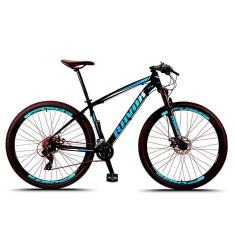 Bicicleta Aro 29 Ravok Alumínio 21v Cambio Shimano Freios a Disco com Suspensao-Unissex