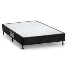 Cama Box Base Viúva Lux Chenille Black (128x188x23) - Castor
