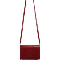 Bolsa Feminina Media Em Couro Crossbody Com Porta Cartoes - Kenia e Ka