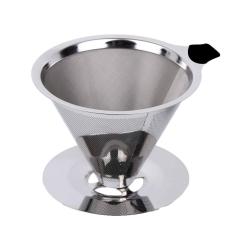 Coador Filtro 12,5 X 9Cm Permanente Inox Reutilizável