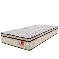Colchão Solteiro Molas Ensacadas Bamboo 88x188x21cm - bf Colchões
