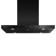 Coifa de Ilha Electrolux 90cm Preta Pro Series com Painel Touch e Filtro Baffle (90CIV)