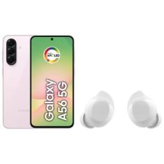 Smartphone Samsung Galaxy A56 256GB 5G 8GB RAM - Rosa + Fone de Ouvido