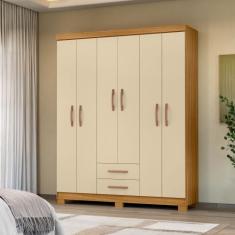 Guarda-Roupa Casal Itapema 6 Portas 2 Gavetas - Incorplac