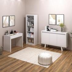 Conjunto 3 Peças Escrivaninha, Estante e Armário Baixo 3 Portas - Espr