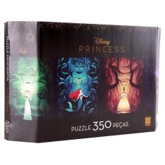 Quebra-Cabeça - 350 Peças - Disney Princesas e Vilãs - 4356 - Grow