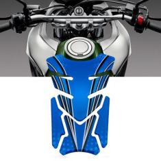 Adesivo Protetor De Tanque Tank Pad Para Moto Universal Azul Kawasaki