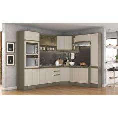Cozinha Modulada Conect com 17 Peças Duna/Cristal - Henn