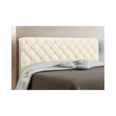 Cabeceira Cama Box Casal Queen 160cm Paris Veludo Bege - JS Móveis, Be