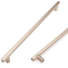 COTYKILEY Pacote com 6 puxadores de armário de cozinha bronze champanhe 12,6 polegadas (320 mm) puxadores de armário de cozinha