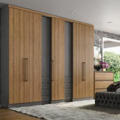Guarda Roupa Casal 7 Portas 8 Gavetas Absolut Plus thb Móveis