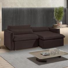 Sofá Cama Retrátil e Reclinável 200cm Aurora Veludo - Celflex