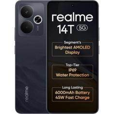 Smartphone Realme 14T 5G 256GB, 8GB RAM, Tela 6,67, AMOLED 120Hz, Câm.