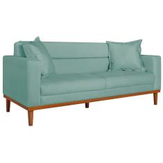 Sofá 2 Lugares Viena Suede - Amarena Móveis Cor Azul Tiffany