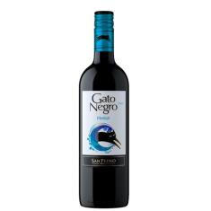 Vinho Chileno Tinto Merlot Gato Negro 750ml - Viña San Pedro, Seco, Ti