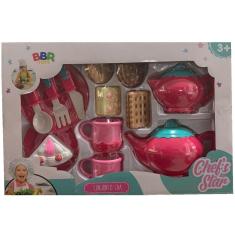 Brinquedo Infantil Bbr Toys Conjunto De Cha Chef Star R2966