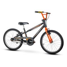Bicicleta Infantil Aro 20 - Apollo - Preto e Laranja - Nathor