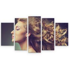 Quadro decorativo salão de beleza 108x65cm em mdf