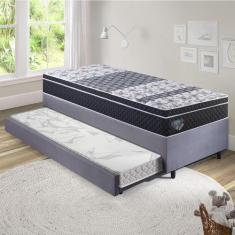 Bicama Box Solteiro 88x188 com Colchão Gransleep Ecoflex - Cama inHous