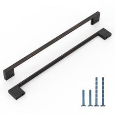 KNOKLOCK Pacote com 10 puxadores de armário de cozinha 8,8 polegadas (224 mm) puxadores de armário de cozinha puxadores de armário de cozinha puxadores de gaveta para armário guarda-roupa