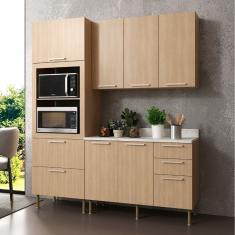 Cozinha Modulada 3 Peças com Tampo Tulipa Tecno Mobili