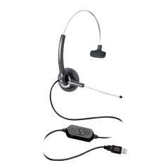 Fone Headset stile compact voip Preto felitron