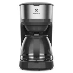 Cafeteira Elétrica Electrolux 30 Xícaras Efficient Função Manter Aquecido Cor Inox Preta (ECM20) 127V