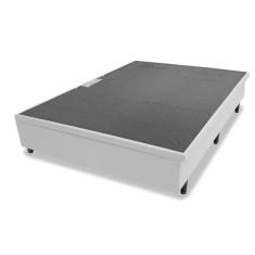 Base Box Para Colchão De Casal Mga Lift Cotton Com Baú E Pistão à Gás - 39x138x188cm Cinza