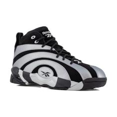 Reebok Shaqnosis Work Safety masculino, Preto e prata, 9 Wide