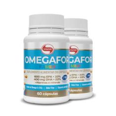Kit 2 Ômegafor Family Ômega 3 Vitafor 60 Cápsulas