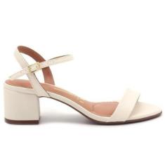 Sandália Vizzano Salto Bloco Pelica Feminino 6291900-Feminino