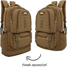 Mochila Lona Extensivel Dl0775 Esportiva Grande - Denlex, Cqui