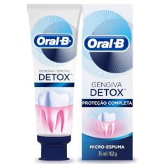 Oral-B Pasta de Dente Gengiva Detox Proteção Completa 102g, 1 Unidade