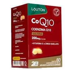 Coezima Q-10 Lauton com Tocoferol + Zinco Quelato 60 Comp
