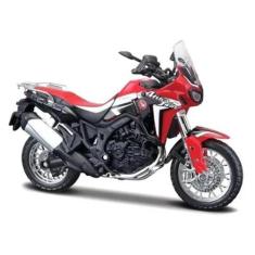 Miniatura Moto Esportiva Honda Africa Twin 1:18 Vermelha - A.R Varieda