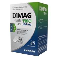 Dimag Trio Magnésio Bisglicinato Taurato e Malato 60 Caps Maxinutri