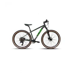 Bicicleta 29 Pulse Cambio Absolute 1x12 Freio Disco Hidraulico Cubo K7 Grafite/ades Verde Branco