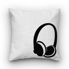 Capa de almofada VivaIN branca Fone de ouvido