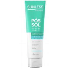 Loção Pós Sol com Aloe Vera e Camomila Sunless 120g Alívio e Hidrataçã