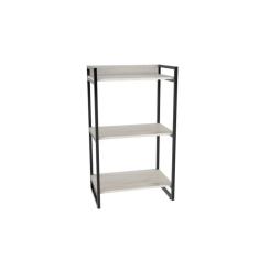 Estante Multiuso 104cmx60cm 3 Prateleiras Kuadra Compace Snow