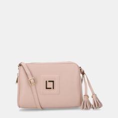 Bolsa Média Couro Luz Da Lua - 10005324-Feminino