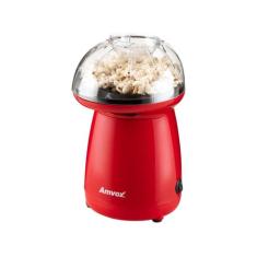 Pipoqueira Elétrica Sem Óleo Ar Quente Natural 1200W Derrete Manteiga 