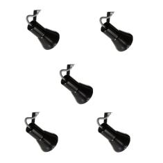 Kit 5 Spot Trilho Perfilado Eletro calha Par20 Bulbo OL3