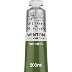 Winsor & Newton Winton Tinta a Óleo, Verde (Sap Green), 200 ml