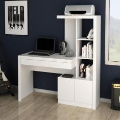 Escrivaninha Estante Com 2 Portas E Gaveta Multimóveis Cr2504