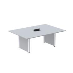 Mesa de Reunião 2000x1400 Mrcpb2014pp Cinza/Branco