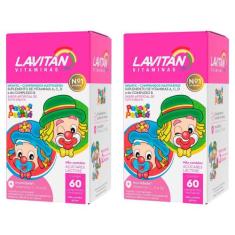 Kit 2 Lavitan Patati Patatá Tutti-Frutti 60Cps - Cimed