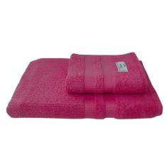 Jogo 2 Toalhas Banho Banhão Macia Dianneli Paris Pink 100% Algodão de Alta Qualidade